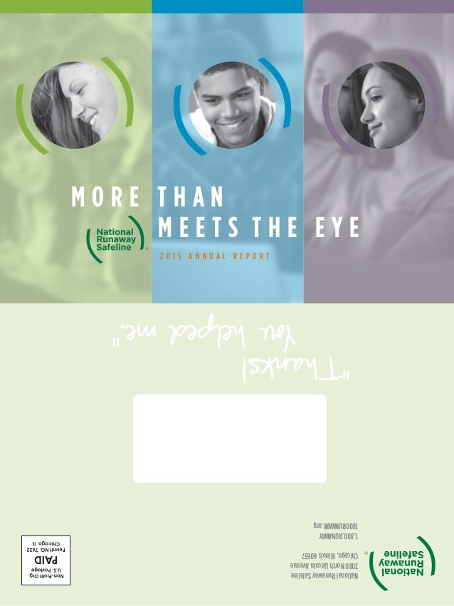 annual report for runaway and homeless youth organization the nationa luke dinicola flyers