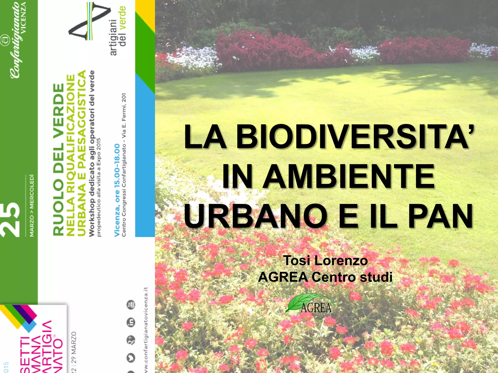 2015 biodiversità - verde urbano | PPT