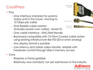 Digital Video Interface Comparison for Global Security Applications | PPTX