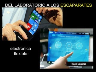 electrónica
flexible
DEL LABORATORIO A LOS ESCAPARATES
 