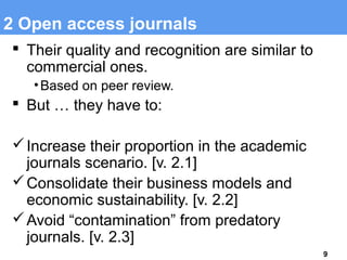 Communication journals and open access