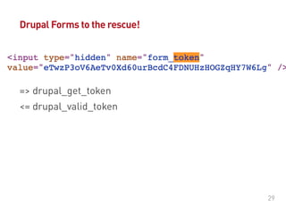 #DrupalDaysEU
© Ibuildings 2014/2015 - All rights reserved
• Authentication / Session
• Arbitrary Code Execution
• Denial of Service
• Information Disclosure
• Logic error
• Open Redirect
• Password Protection Bypass
• Session Fixation
• SQL Injection
• ....
4. Others
 