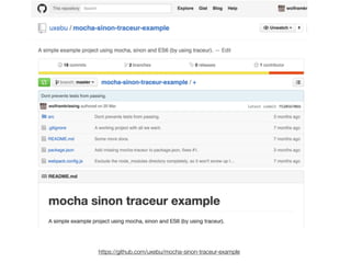 https://github.com/uxebu/mocha-sinon-traceur-example
 
