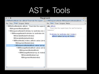 AST + Tools
 