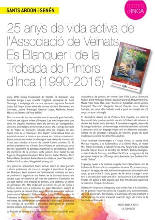 PROGRAMA DE FESTES D'INCA 2015