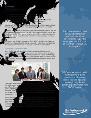 Major Multinational Distributor Gains Unprecedented Visibility of Their  Global Payroll