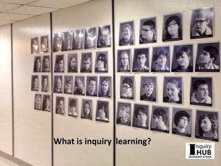 What is inquiry learning?
 