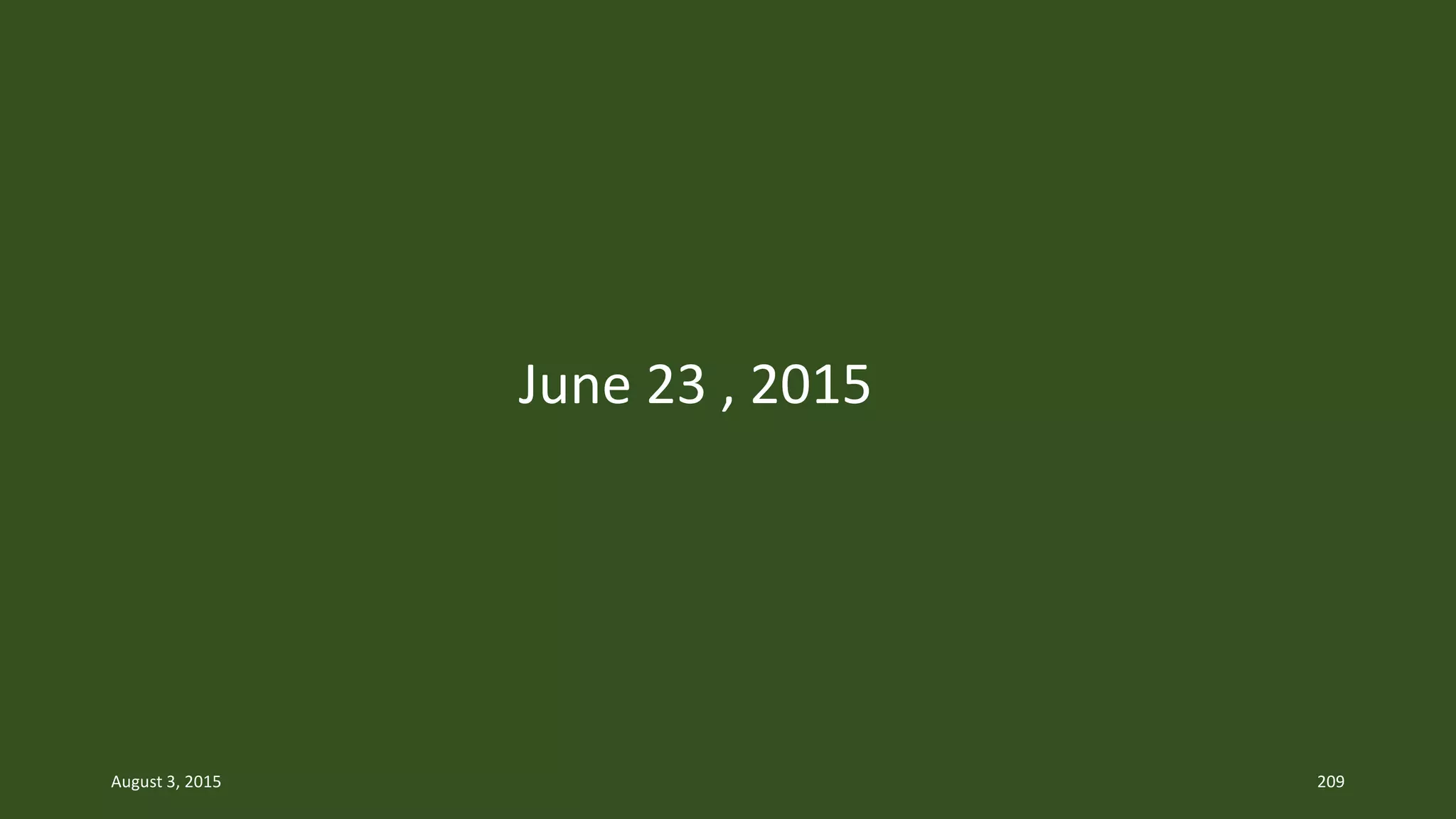 June 23 , 2015
August 3, 2015 209
 