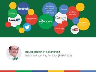 Top 3 Ipoteze in PPC Marketing
WebDigital, Just Pay Per Click @DMF 2015
 