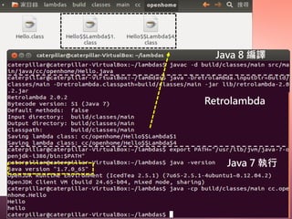 31
Java 8 編譯
Retrolambda
Java 7 執行
 