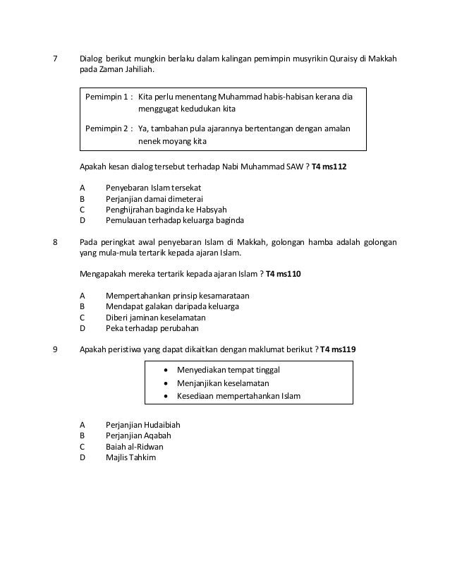 Sejarah K1 SPM 2015. Soalan&Skema