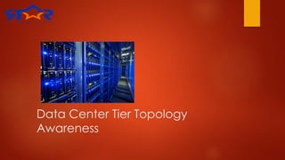 Data Center Tier Topology
Awareness
 