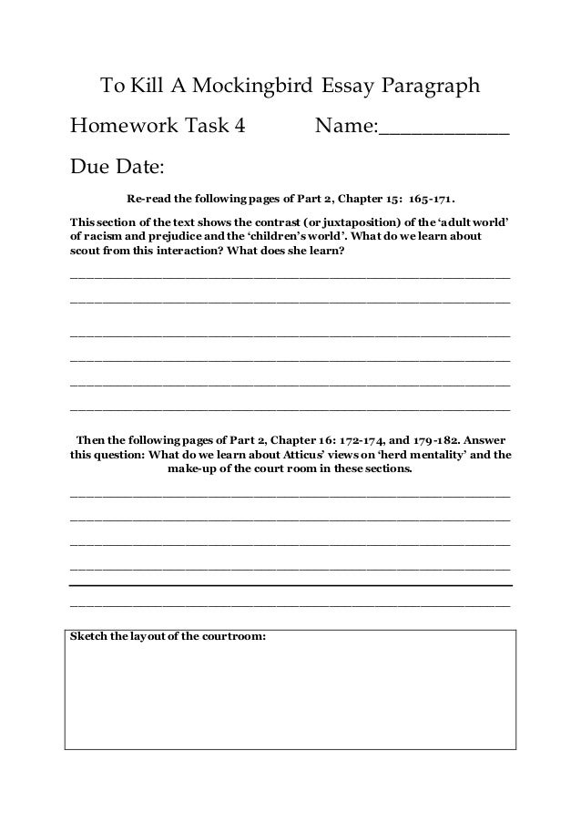 essay of to kill a mockingbird
