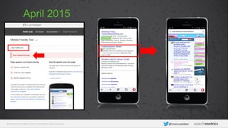 © Searchmetrics. All rights reserved. Do not distribute without permission. @marcustober
April 2015
?
 