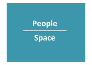 People	
  __________	
  
Space	
  
 