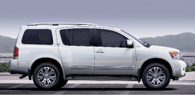 Nissan Armada Platinum Shown In Pearl White