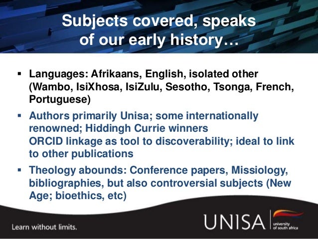 Unisa Press Years Collection (158 open access books)