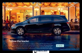 Discover The Hidden Gems Of The 2015 Honda Odyssey Press Kit - zy302vz