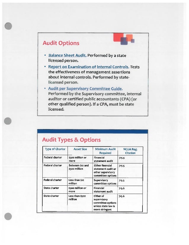 Credit Union Supervisory Committee Development