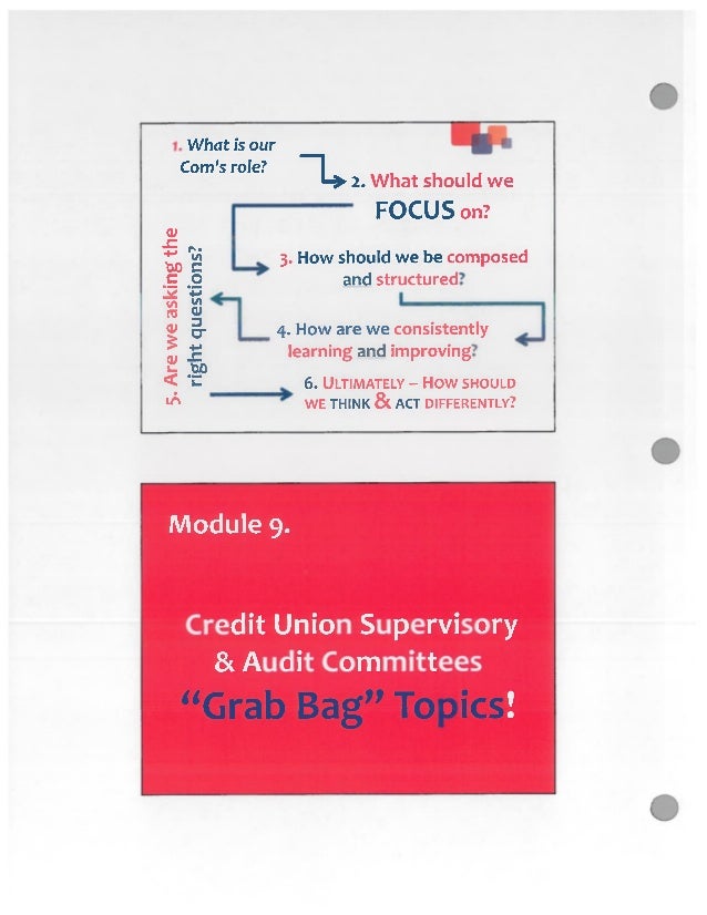 Credit Union Supervisory Committee Development