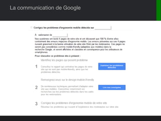 La communication de Google
 