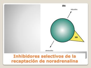 Inhibidores selectivos de la
recaptación de noradrenalina
 