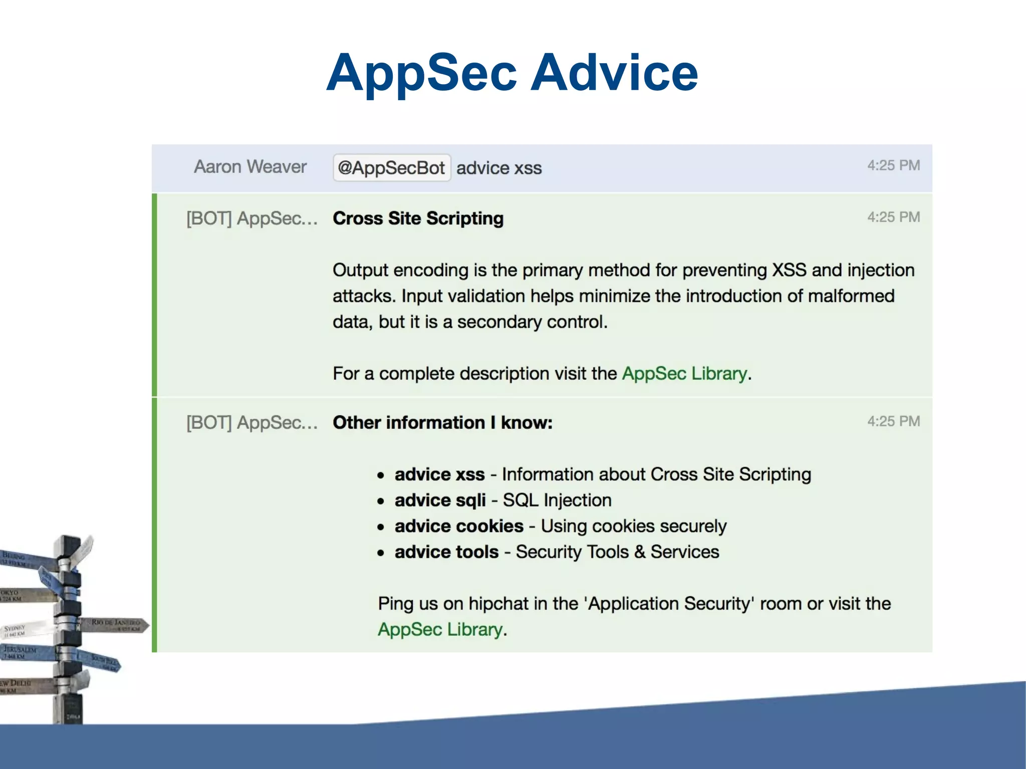 AppSec Advice 