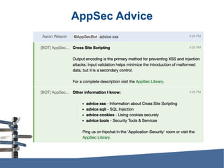 AppSec Advice
 