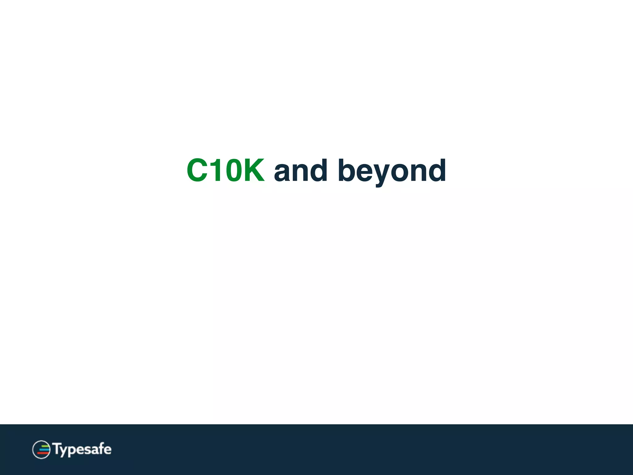 I / O
“Don’t worry.
It only gets worse!”
 