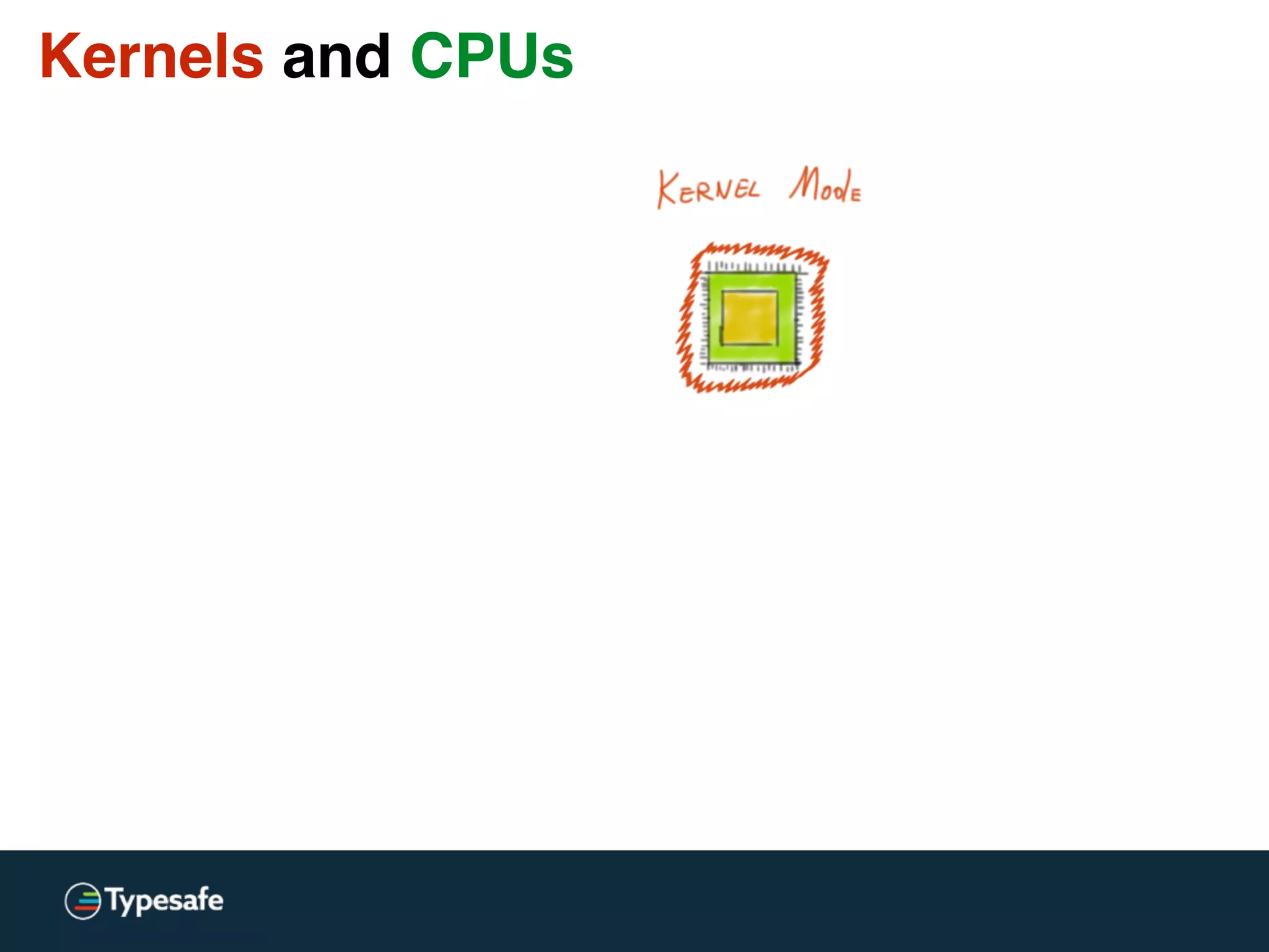 Kernels and CPUs
 