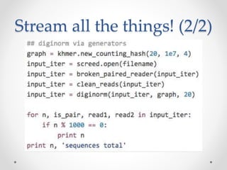 Stream all the things! (2/2)
 