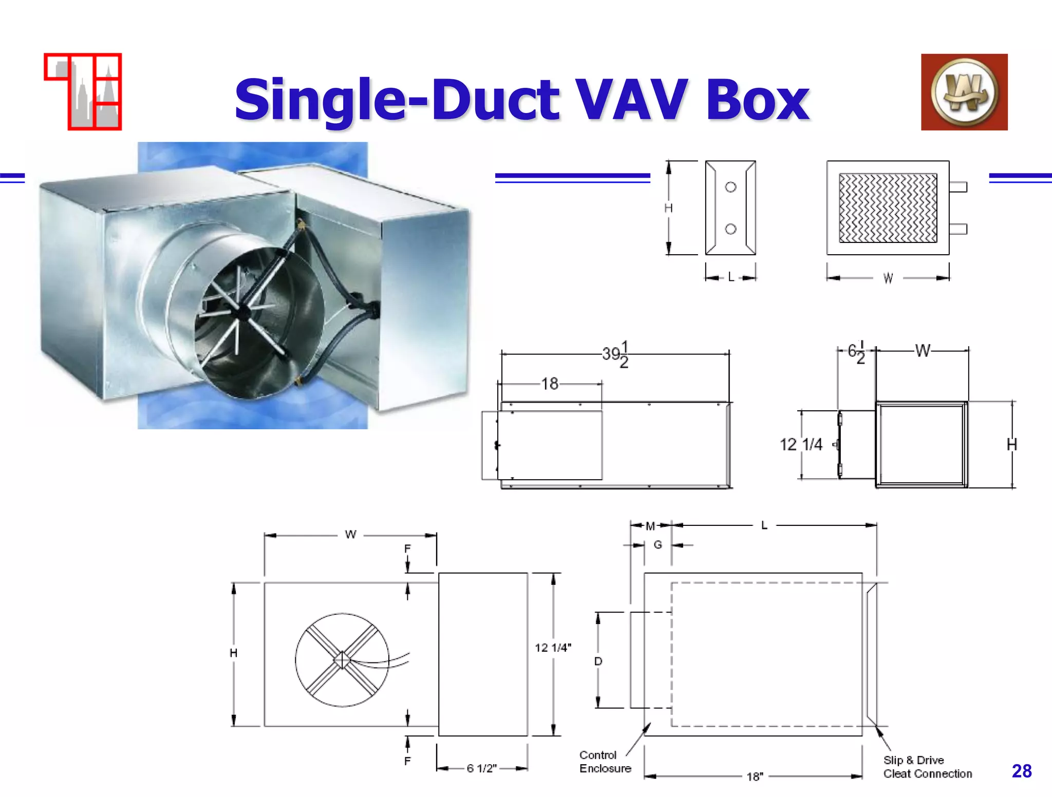 28
Single-Duct VAV Box
 