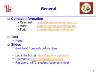 2015 x472 class 8 - codes, construction documentation and coordination