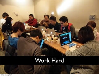 Work Hard
Friday, January 16, 15
 