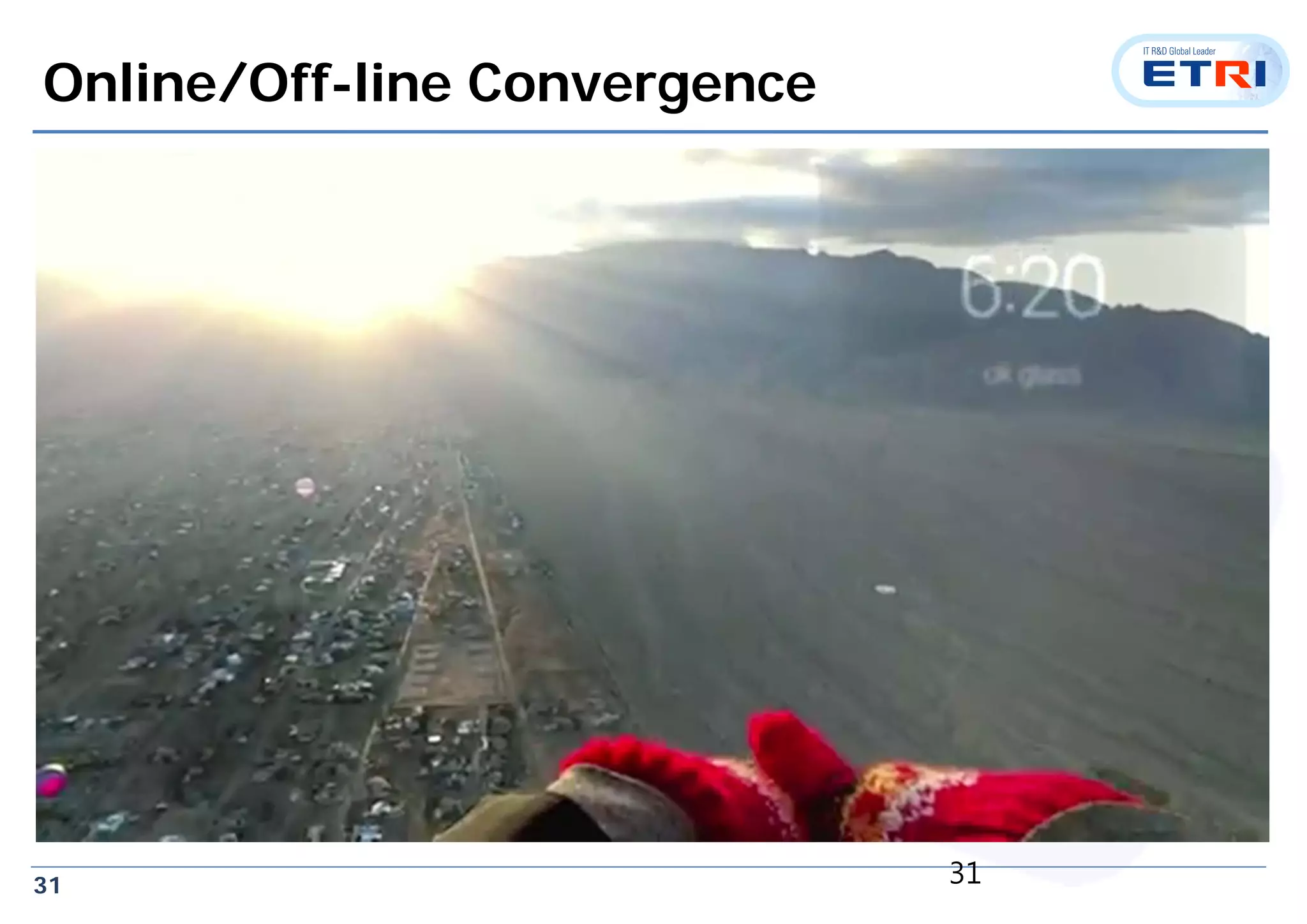 31
Online/Off-line Convergence
31
 