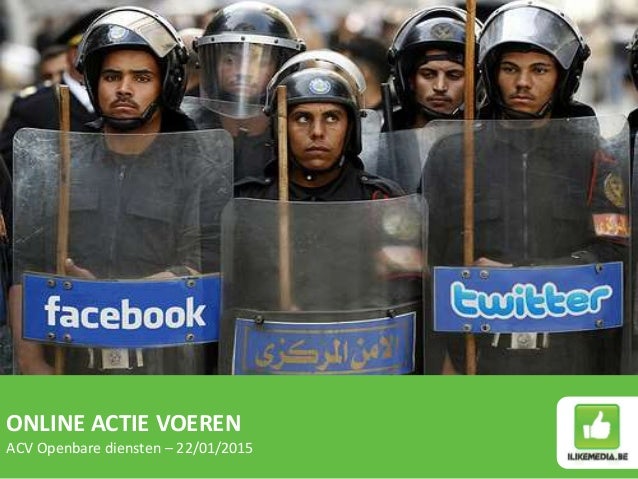 ONLINE ACTIE VOEREN
ACV Openbare diensten – 22/01/2015
 