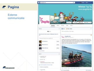 Pagina
• Externe
communicatie
 