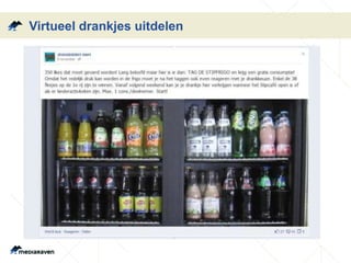 Virtueel drankjes uitdelen
 