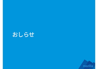 つくろう!Firefox OS アプリ