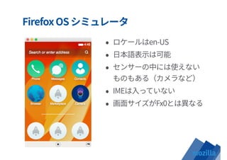 つくろう！Firefox OS アプリ