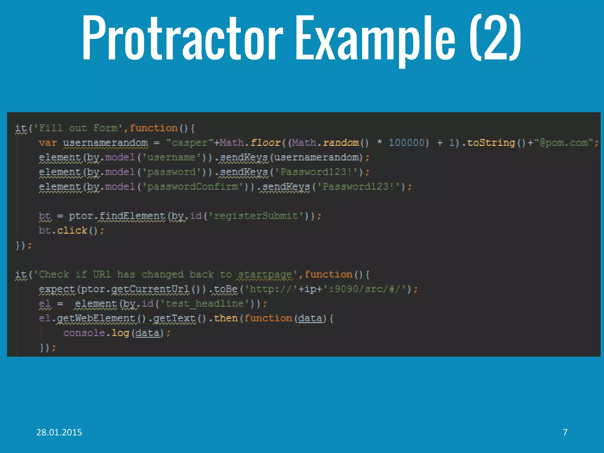 Protractor Example (2)
28.01.2015 7