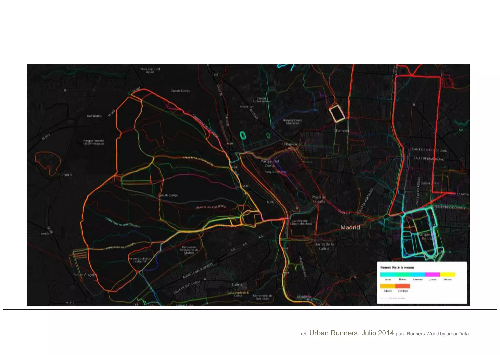 ref. Urban Runners. Julio 2014 para Runners World by urbanData
 