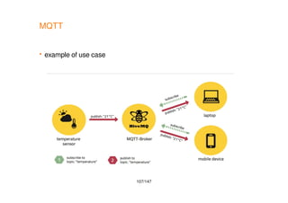 107/147
MQTT
 example of use case
 