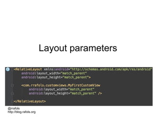 @rrafols
http://blog.rafols.org
Layout parameters
 