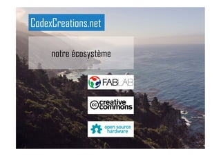 notre écosystème
CodexCreations.net
 