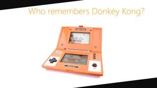 Who remembers Donkey Kong?
 