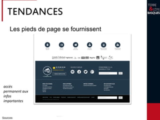 Sources:
Les pieds de page se fournissent
TENDANCES
accès
permanent aux
infos
importantes
 