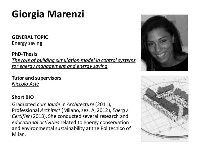 Doctoral dissertation in saving the environment
