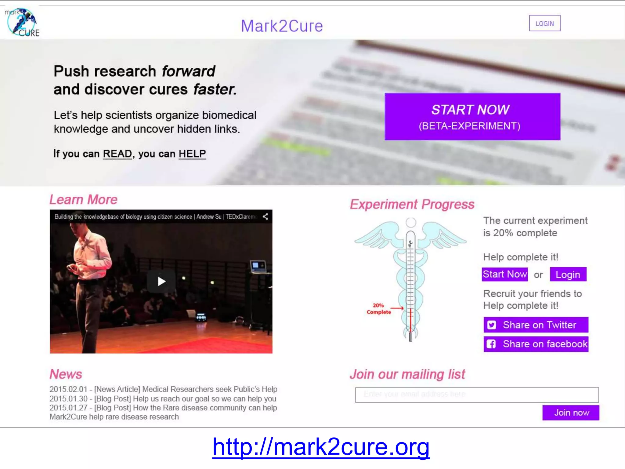 61
http://mark2cure.org
 