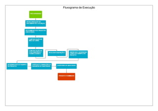 Fluxograma de Execução
 